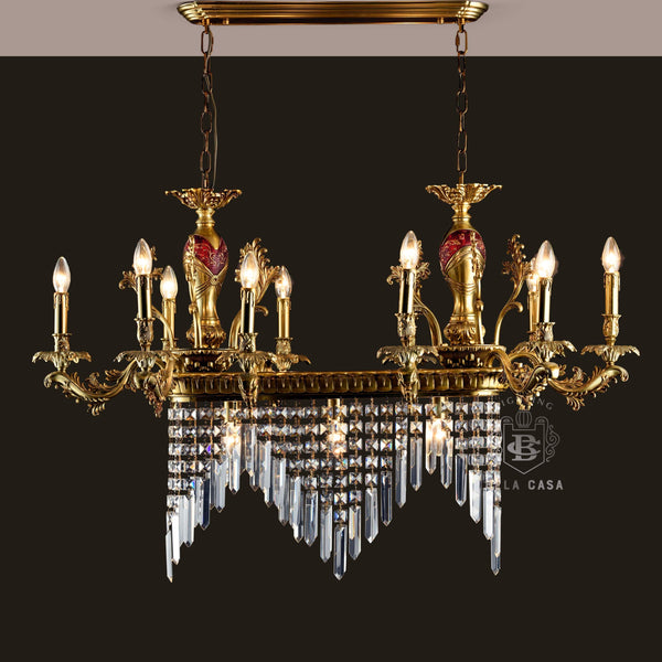 WIZARD OF AGLOW-C CLASSICAL CRYSTAL DINNING CHANDELIER