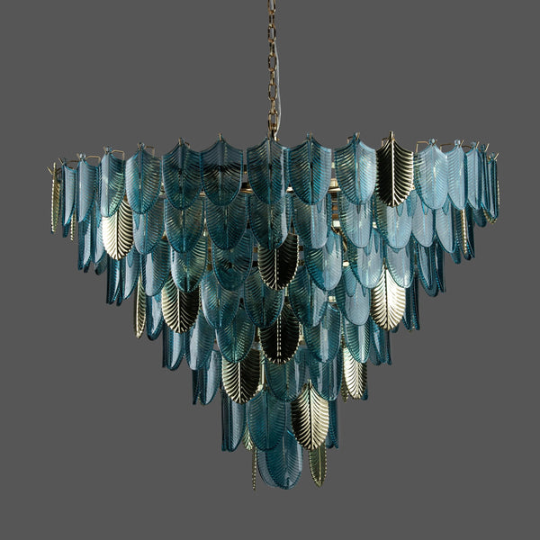 THE TERRIFIC TURQUOISE-B CHANDELIER