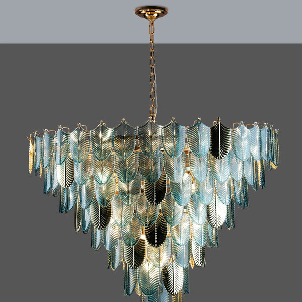 THE TERRIFIC TURQUOISE-B CHANDELIER