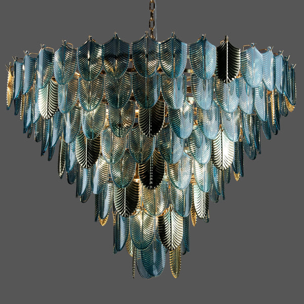 THE TERRIFIC TURQUOISE-B CHANDELIER