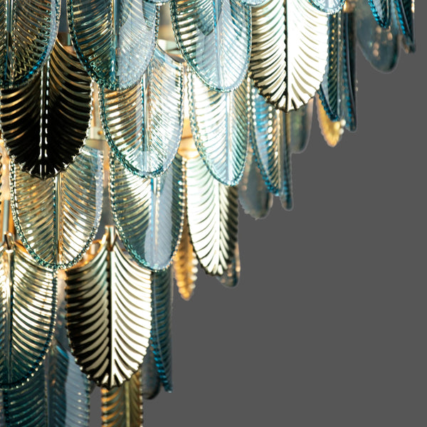 THE TERRIFIC TURQUOISE-B CHANDELIER