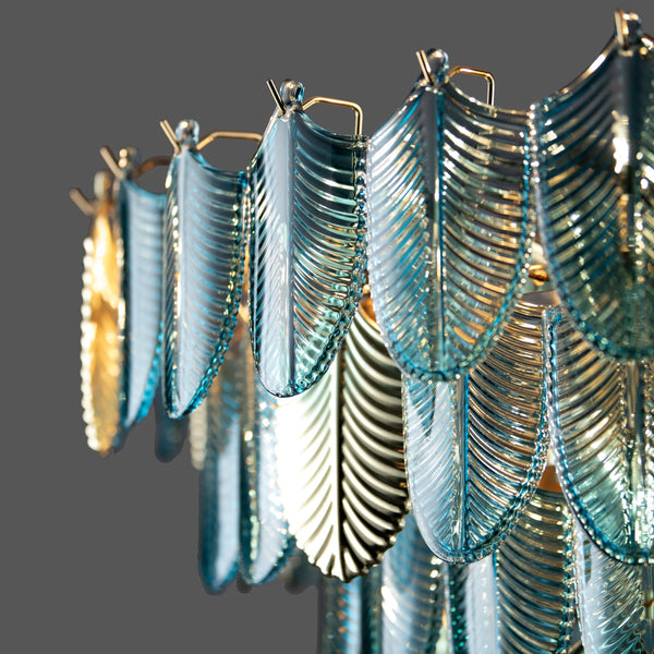 THE TERRIFIC TURQUOISE-B CHANDELIER