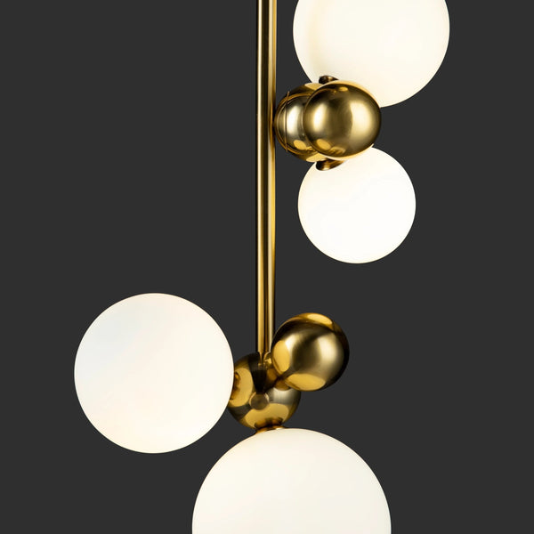 THE BOISTEROUS BEADS-C PEDESTAL FLOOR LAMP