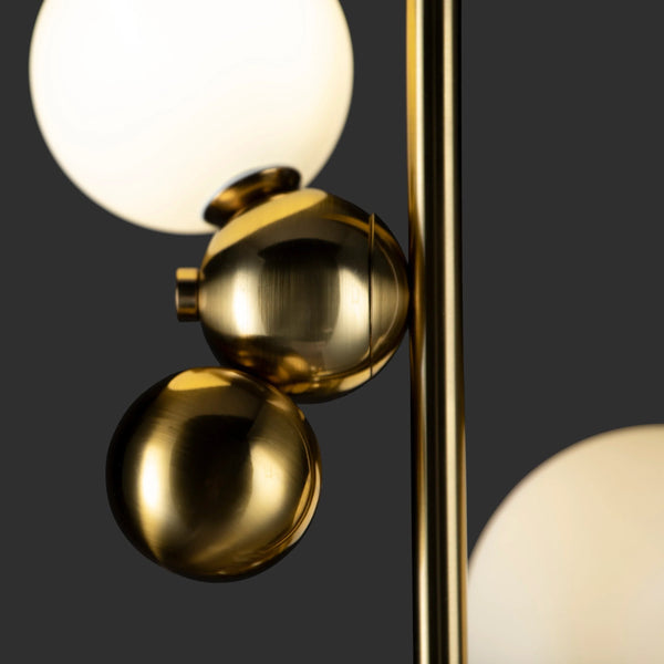 THE BOISTEROUS BEADS-C PEDESTAL FLOOR LAMP