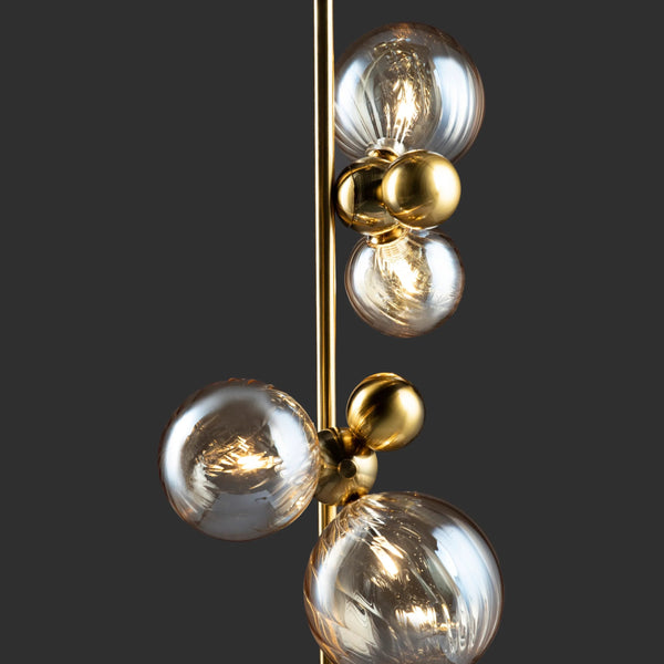 THE BOISTEROUS BEADS-B PEDESTAL LAMP