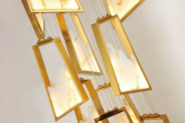 THE GOLDEN TWIST CHANDELIER