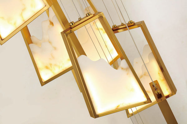 THE GOLDEN TWIST CHANDELIER