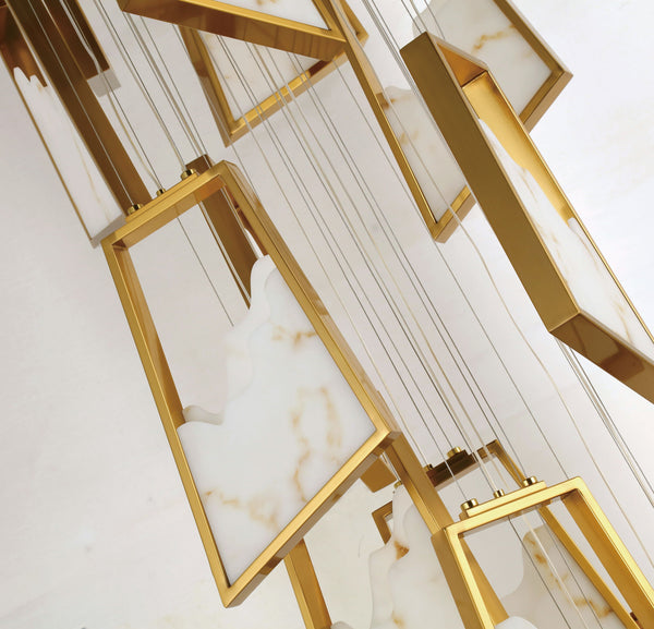 THE GOLDEN TWIST CHANDELIER