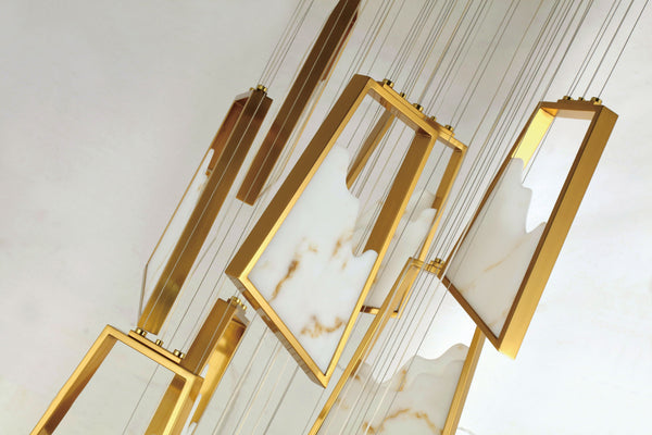 THE GOLDEN TWIST CHANDELIER